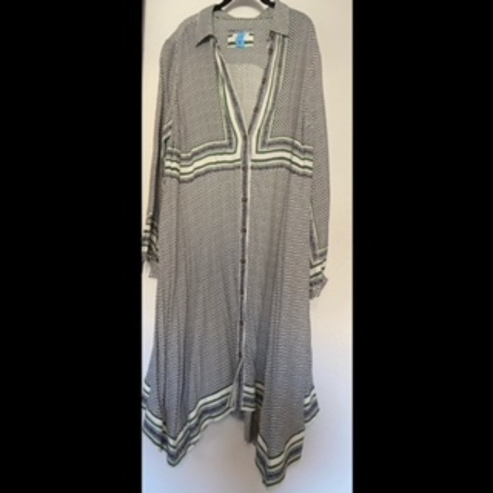 Long Sleeve Button Down Dress